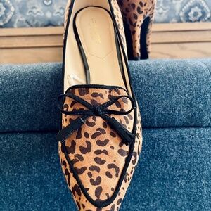 Liz Claiborne Leopard Faux Suede Pumps